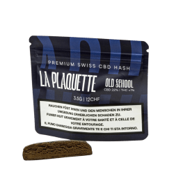 La Plaquette Old Shool CBD Hash 3.5g Packung