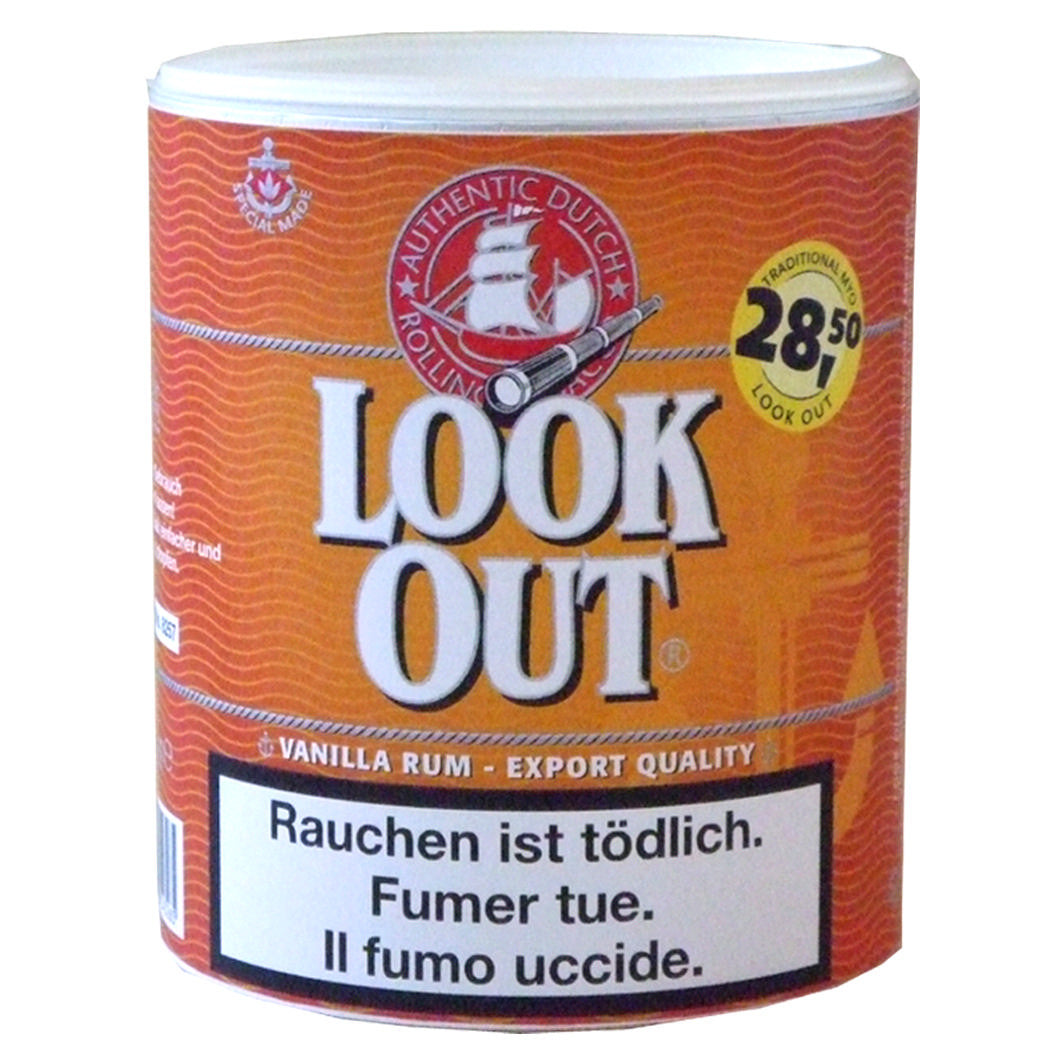 Look Out Vanilla Rum Pfeifentabak, Dose, 150 g