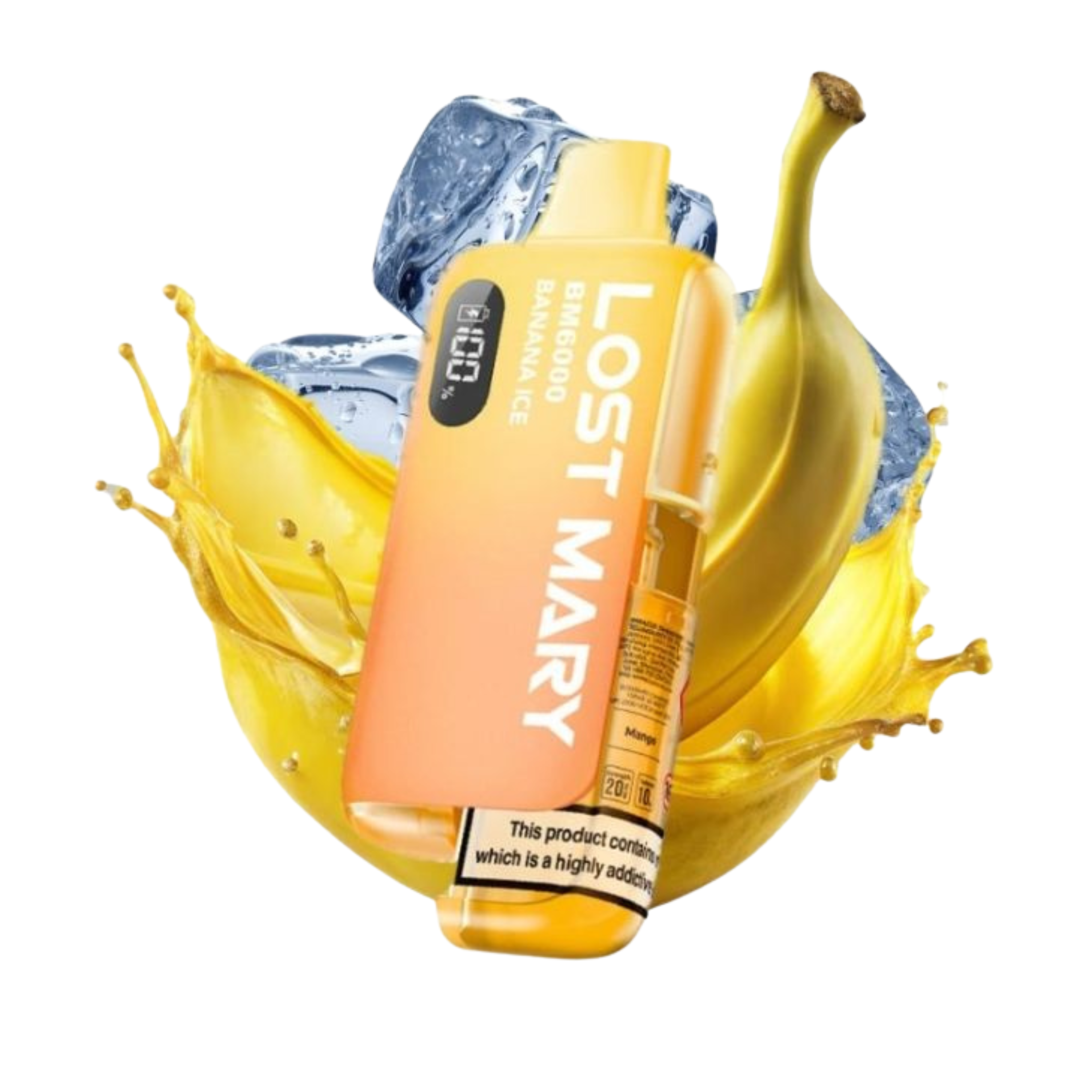 Lost Mary BM6000 Banana Ice Hybrid Vape Kit 20mg/ml
