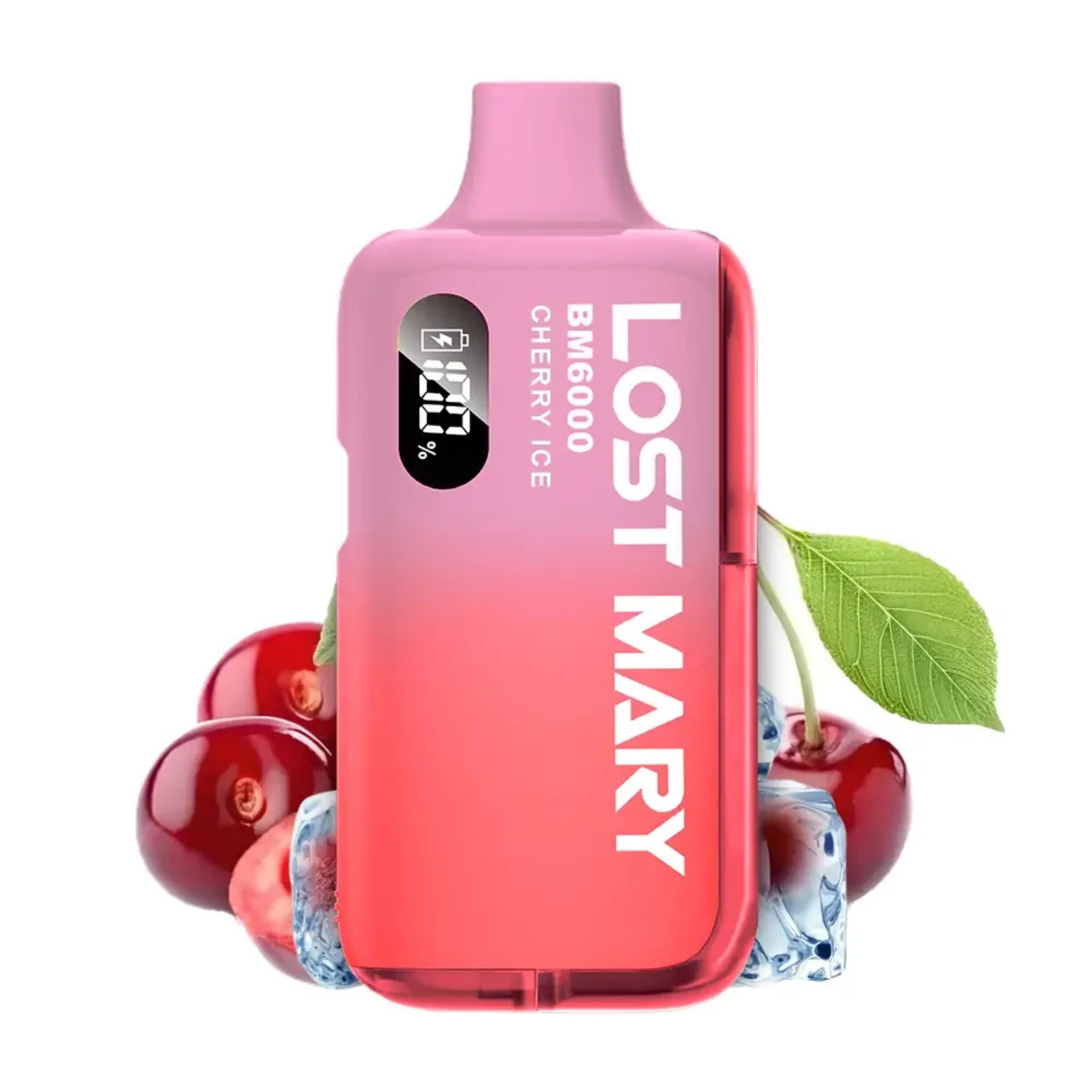 Lost Mary BM6000 Cherry Ice 20mg Hybrid Vape Kit