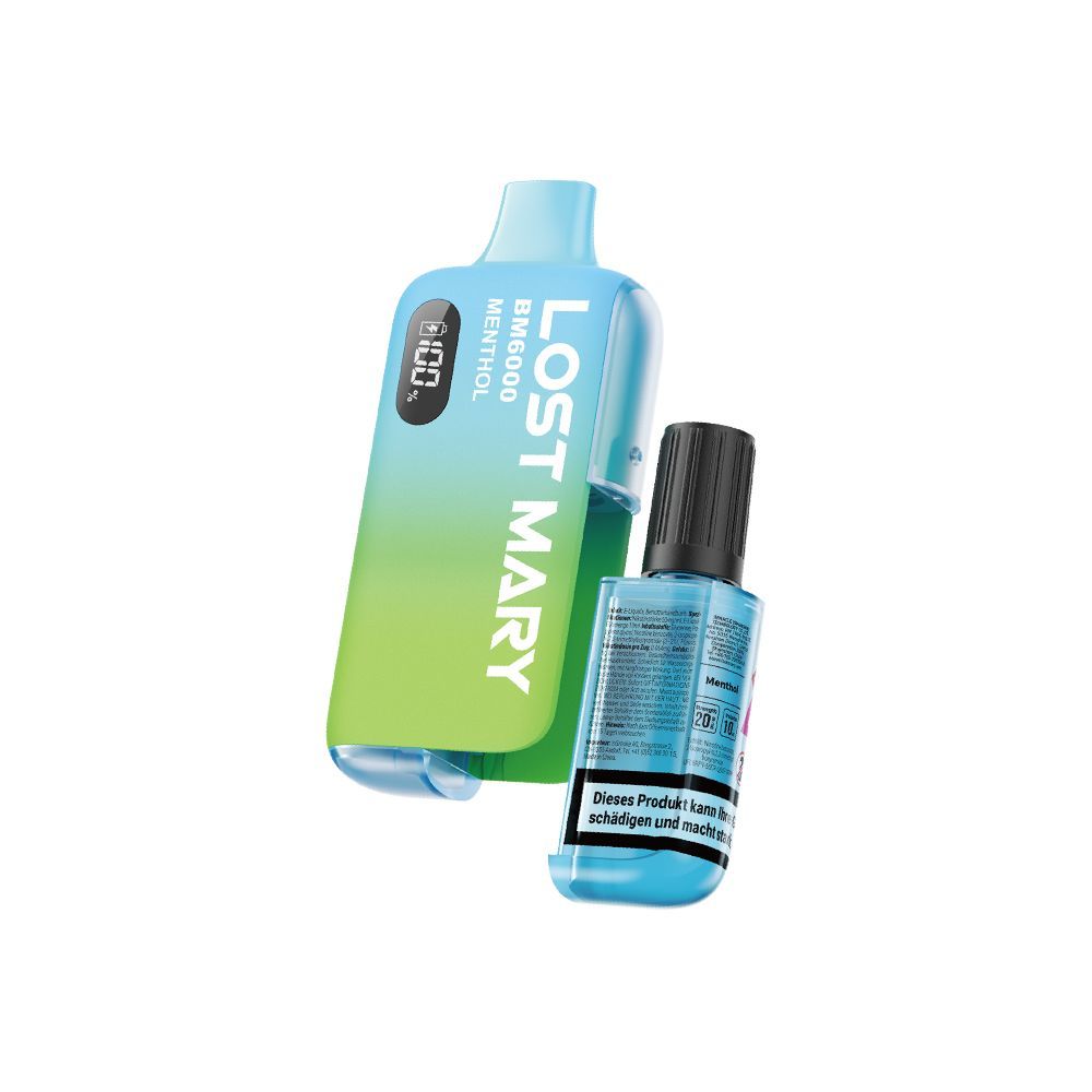 Lost Mary BM6000 Menthol Hybrid Vape 20mg/ml