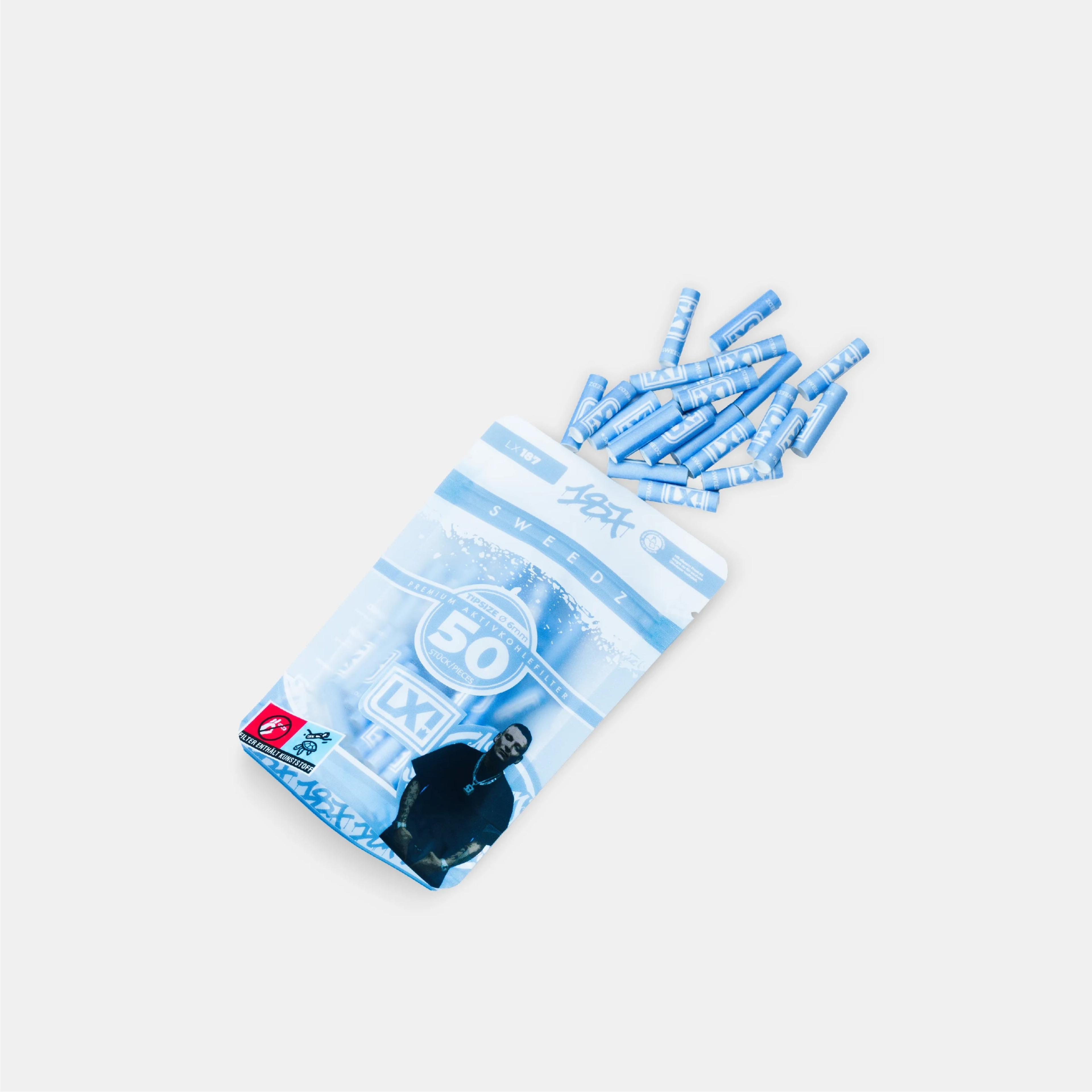 Detailansicht MedusaFilters x 187 LX Hybrid Aktivkohlefilter 6 mm