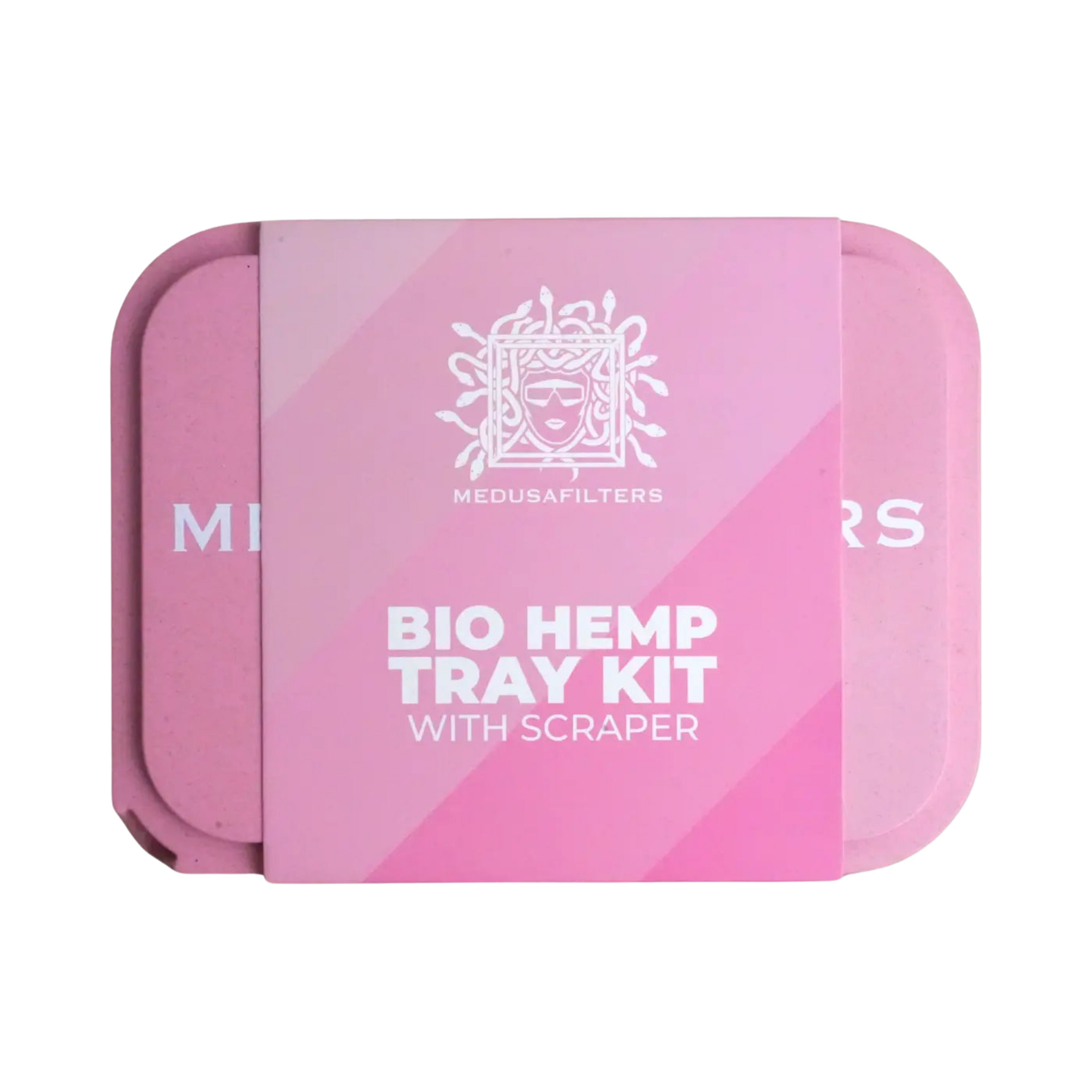MedusaFilters Hemp Tray Kit Rosé mit Deckel und Spatel