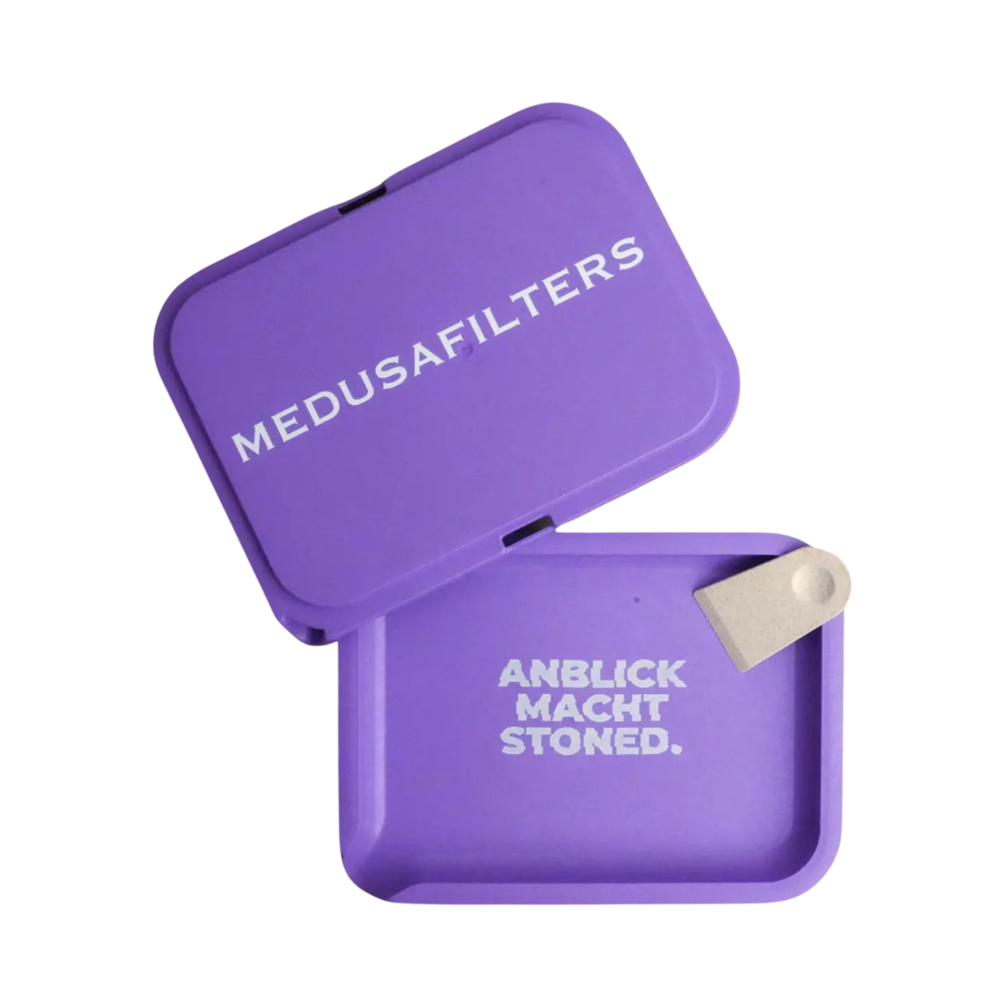 Violet Tray Kit mit Deckel und integriertem Spatel