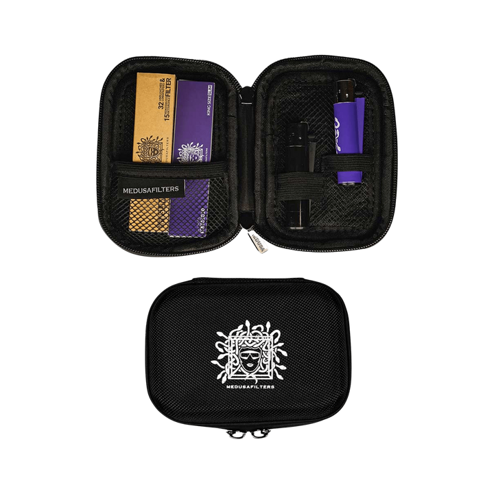 Offenes MedusaFilters Hardcase – Innenraum für Papers und Zubehör