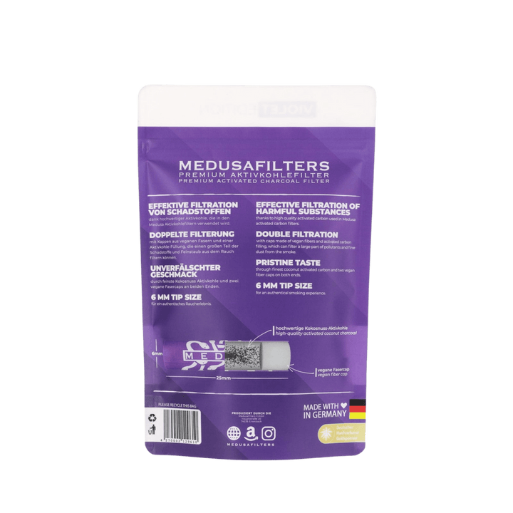 Detailansicht MedusaFilters VIOLET 250er Pack Hybridfilter