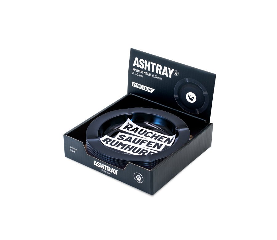 Metal Ashtray - 135mm - Rauchen Saufen Rumhuren kaufen bei rauchwerk.ch