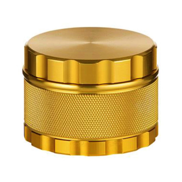 Super Heroes Metal Grinder in Gold, geriffelt, 4-teilig, 60 mm