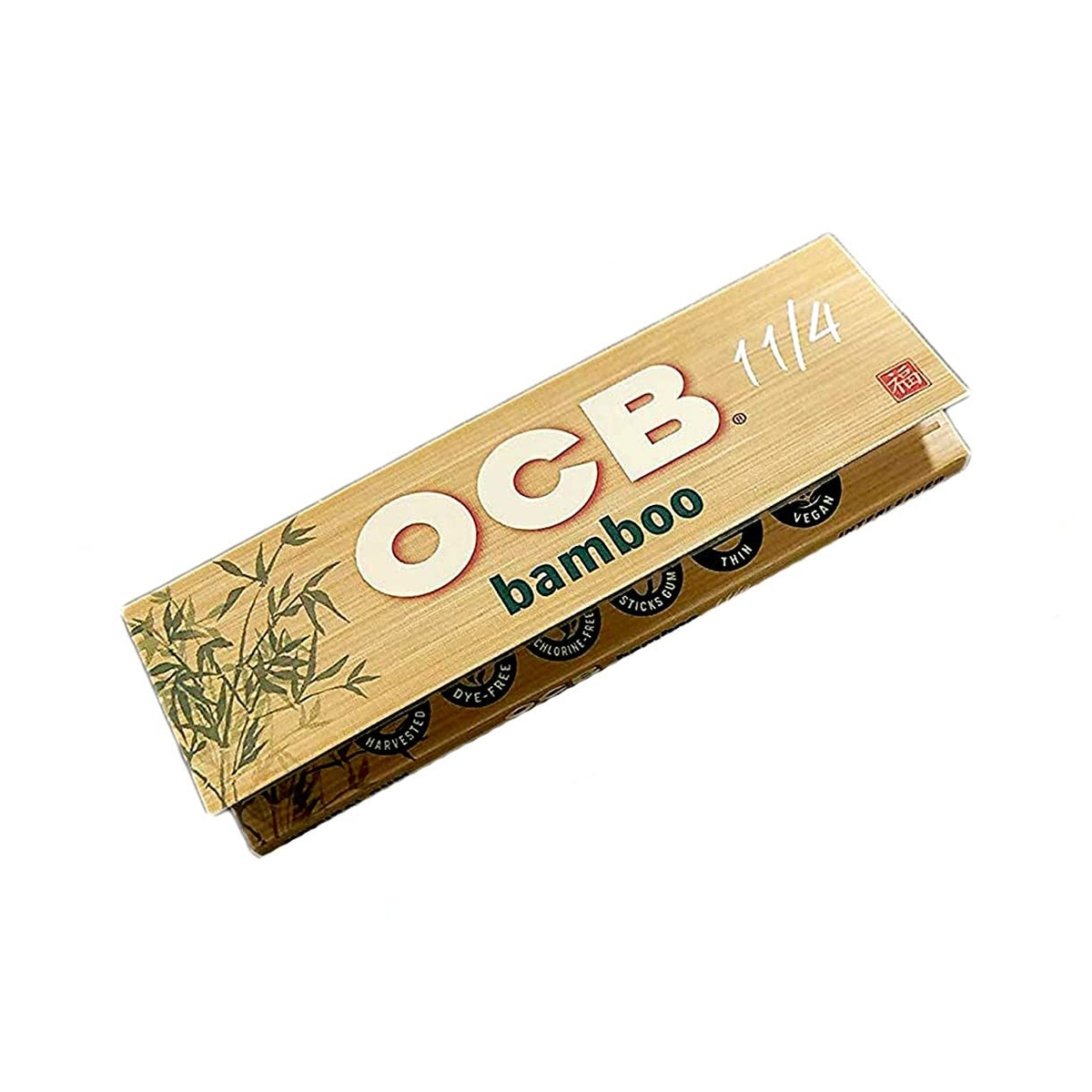 OCB Bamboo 1 1/4 Zigarettenpapier aus Bambus, 25 Blatt