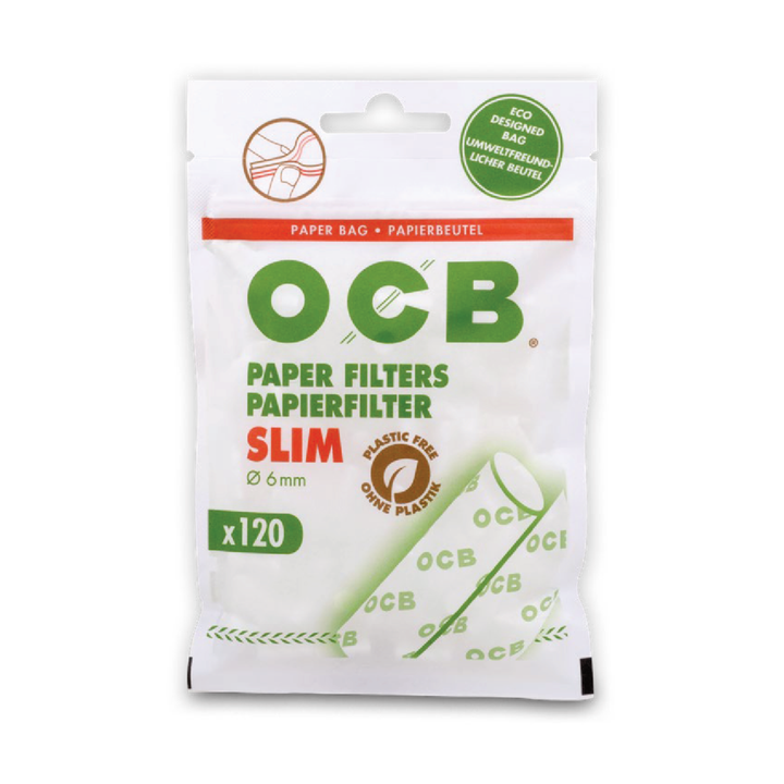 OCB Slim Paper Filter aus Papier, 34 x 120 Stück