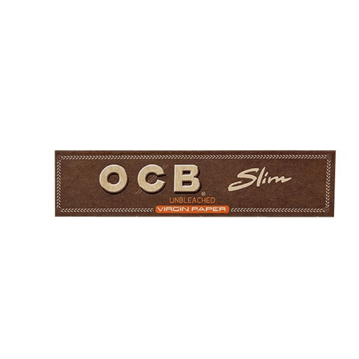 OCB Virgin Slim Unbleached King Size Heftchen naturbraun