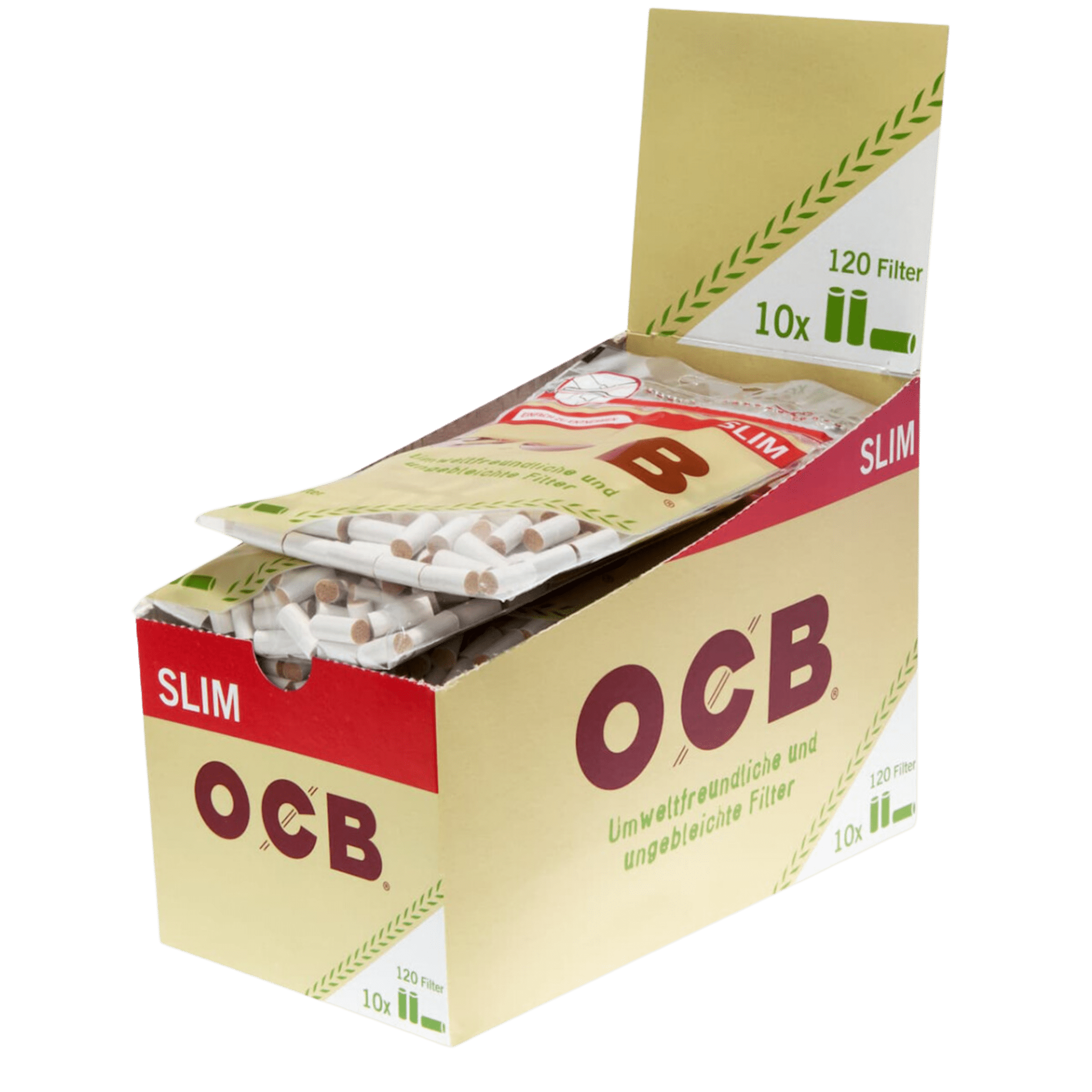 OCB Slim Bio Filter 6mm Detailansicht der Packung