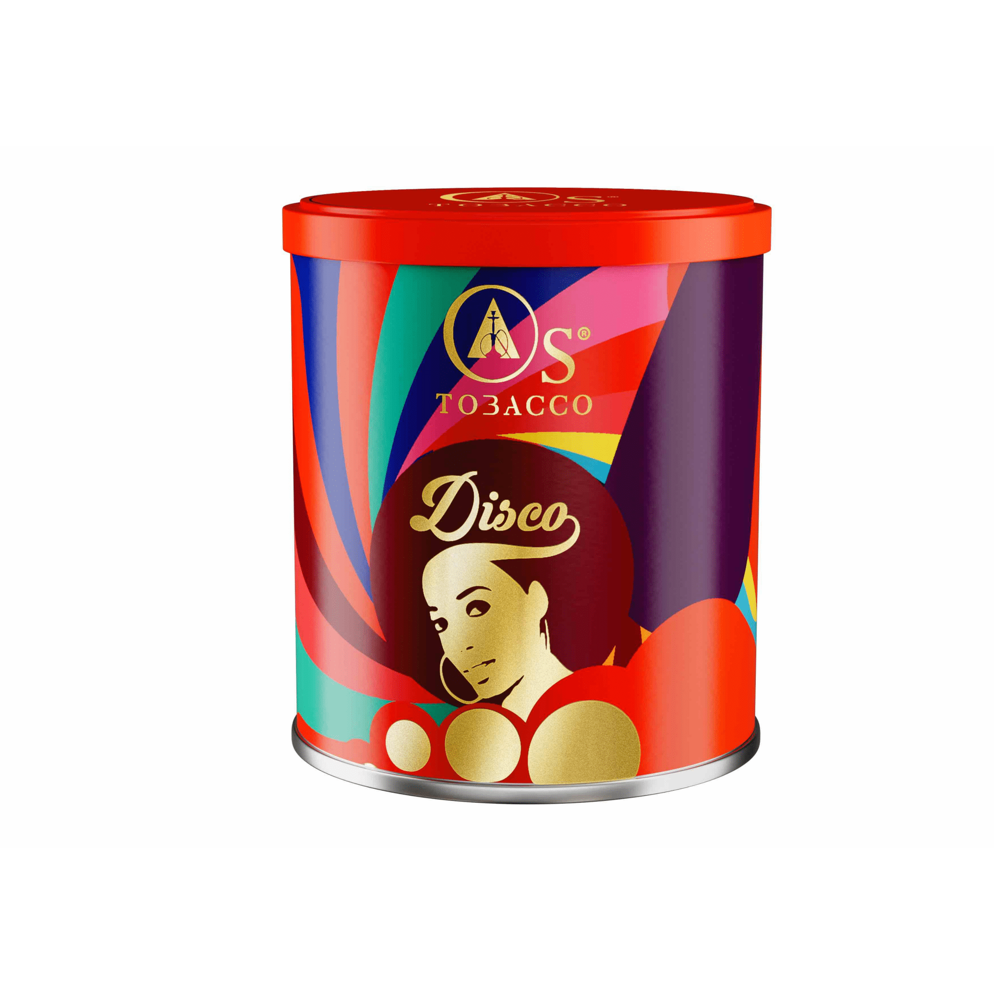 O’s Tobacco Disco Shisha Tabak 200g Dose Vorderseite