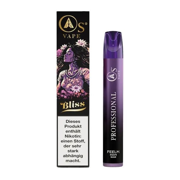 OS Vape Bliss Einweg Vape Traube mit 750 Zügen