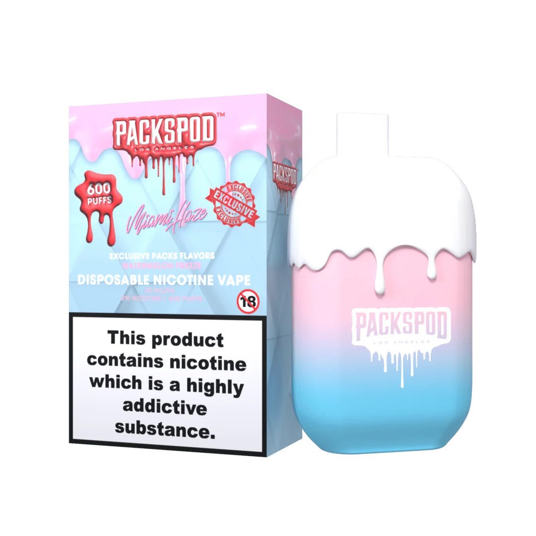 PacksPod Miami Haze Einweg Vape 600 Züge 20mg/ml