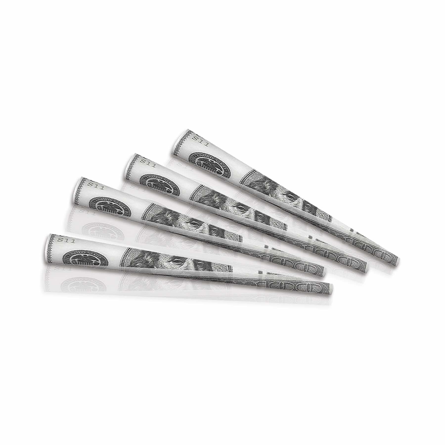 Power Papers 100 Dollar King Size Cones Box schräg
