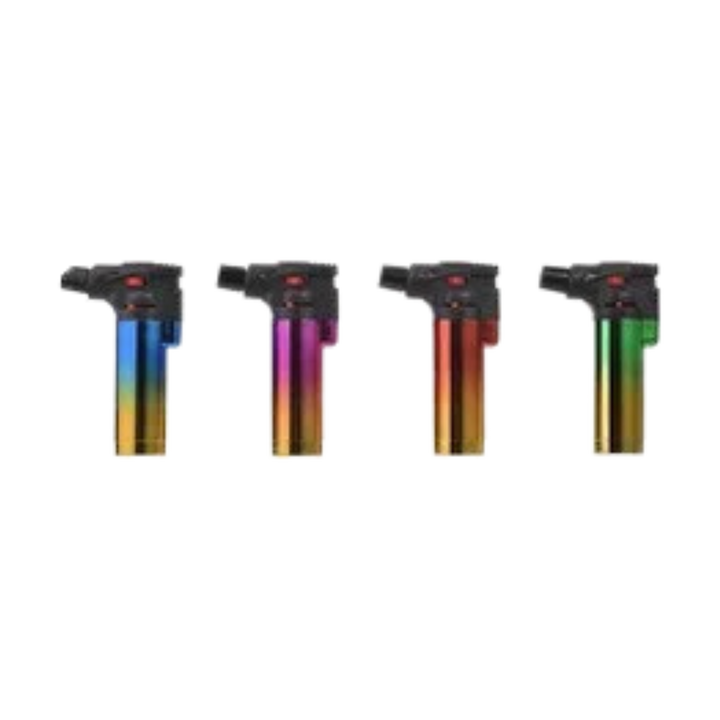 Easy Torch Metallic Jetflame Feuerzeug mit blauer Flamme