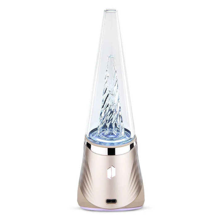 Frontansicht Puffco New Peak Pro Desert mit USB-C