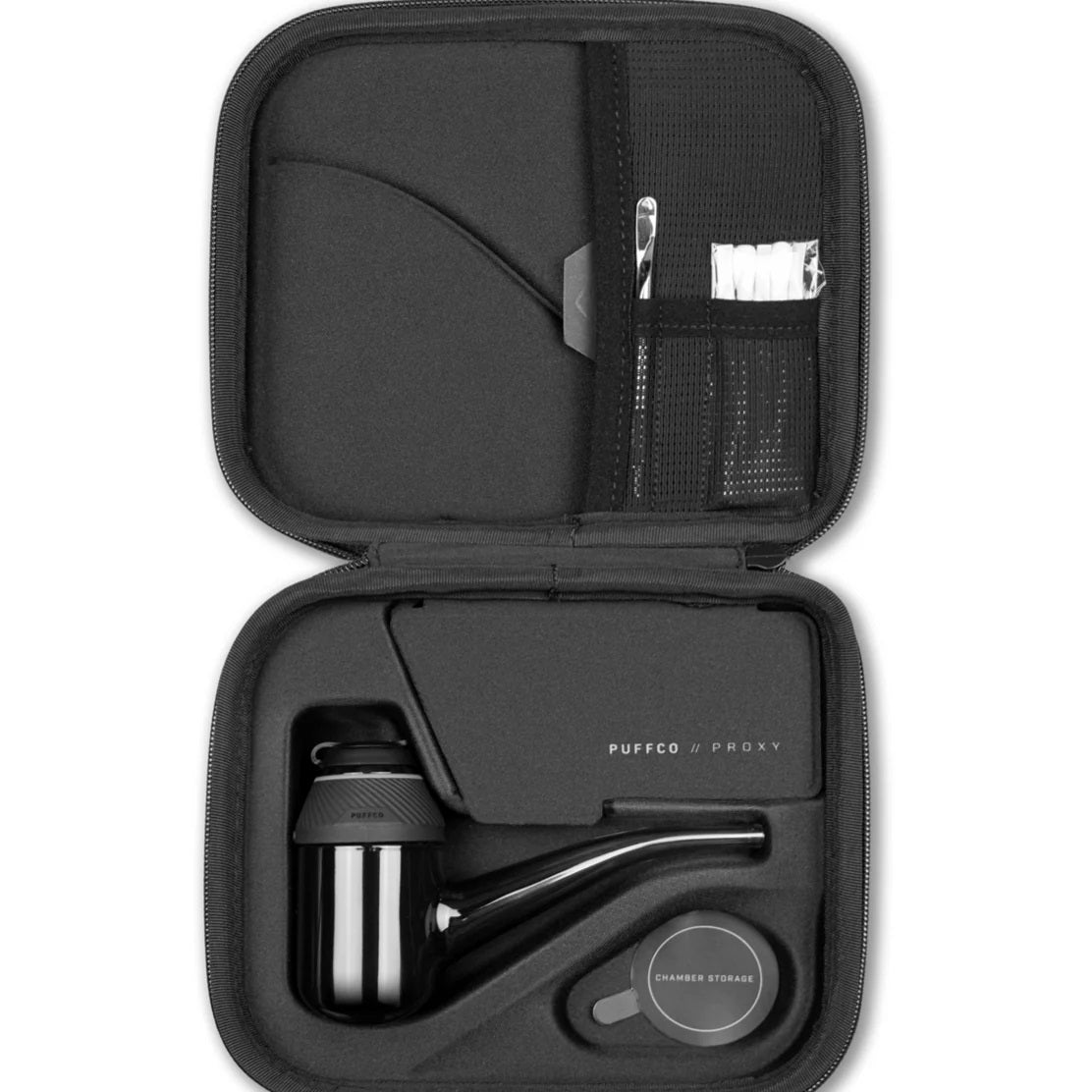 Puffco Proxy Kit Onyx im offenen Carrying Case