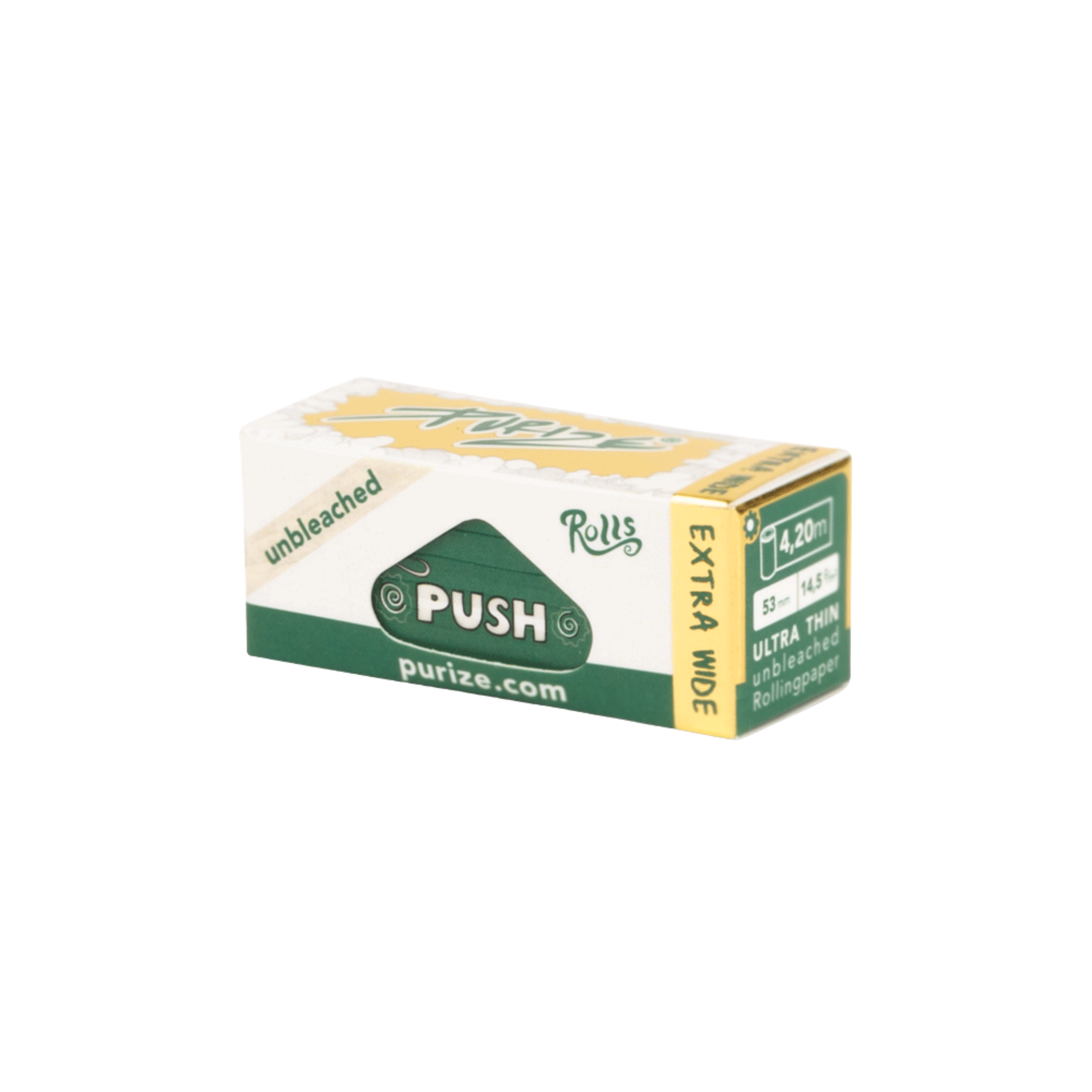 PURIZE Brown Rolls Wide Roll Paper 4,2 m Packung