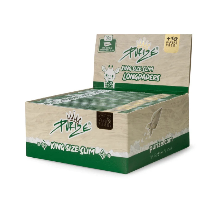 PURIZE King Size Slim Brown Box 50 x 42 Papers