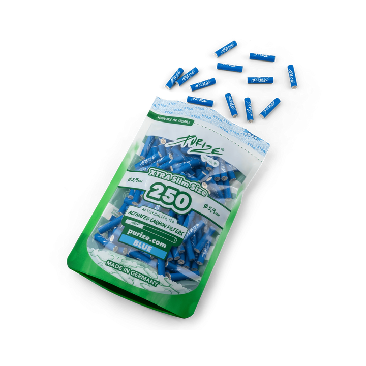 Rückseite PURIZE XTRA Slim 6mm Blue 250 Stück