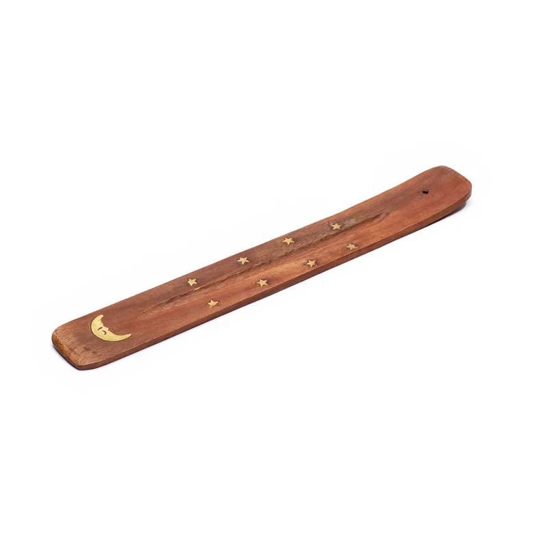 Räucherstäbchenhalter - Holz - Mond kaufen bei rauchwerk.ch