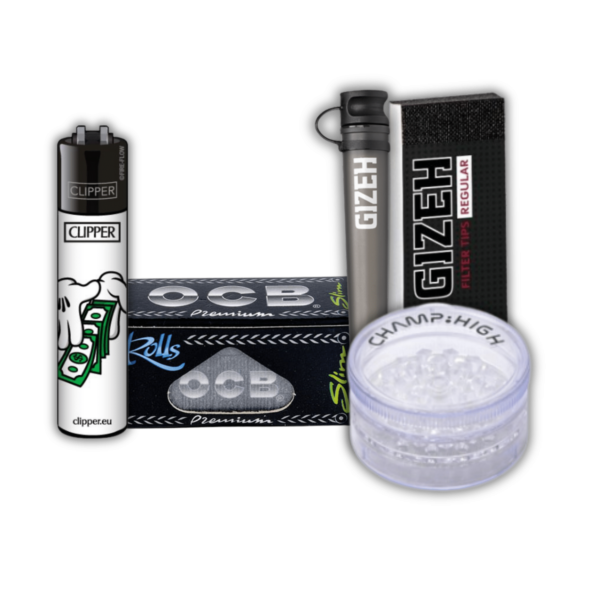 RAUCHWERK Starter Kit 2 mit Grinder und Zigarettentuben