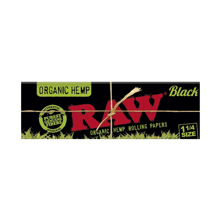 RAW Black Organic Hemp 1 1/4 Einzelheft 50 Papers