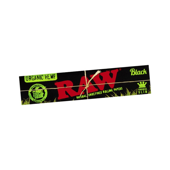 RAW - Black Organic Hemp Kingsize Slim - einzeln