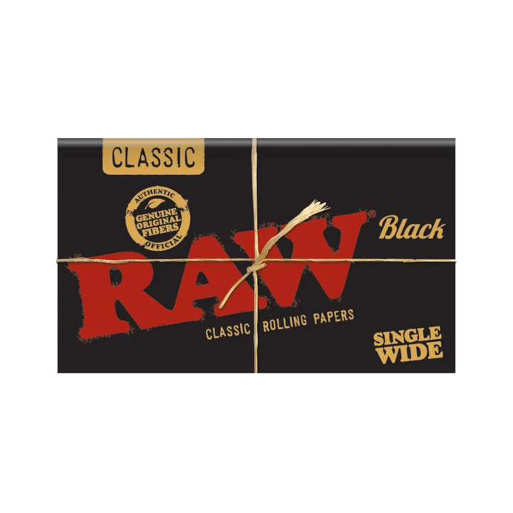 RAW Black Single Wide Double Window Einzelheft 100 Papers
