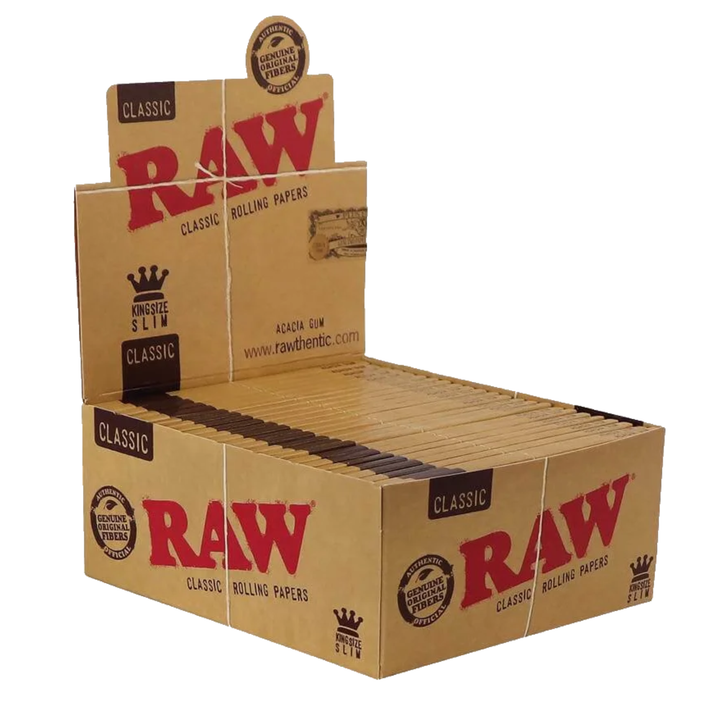 RAW Classic King Size Slim Display 50 Heftchen