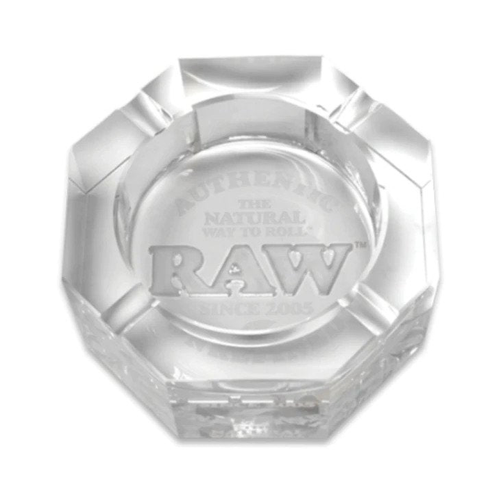 RAW Kristallglas Aschenbecher Ø 13 cm, achteckig
