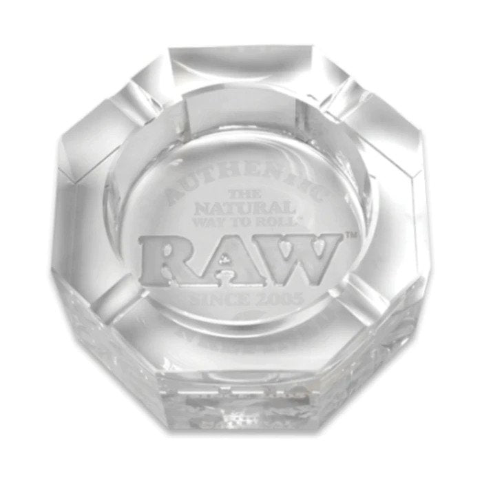 RAW Kristallglas Aschenbecher Ø 13 cm, achteckig