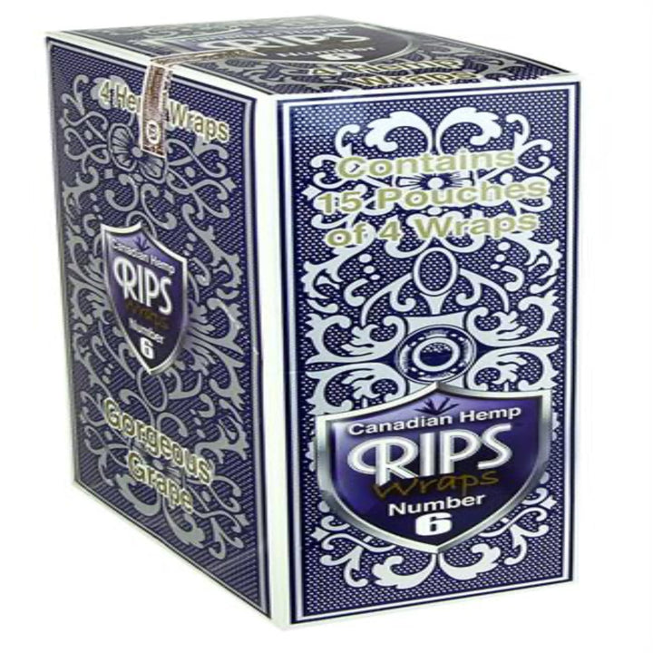 Displaybox RIPS Gorgeous Grape mit 15 Packs