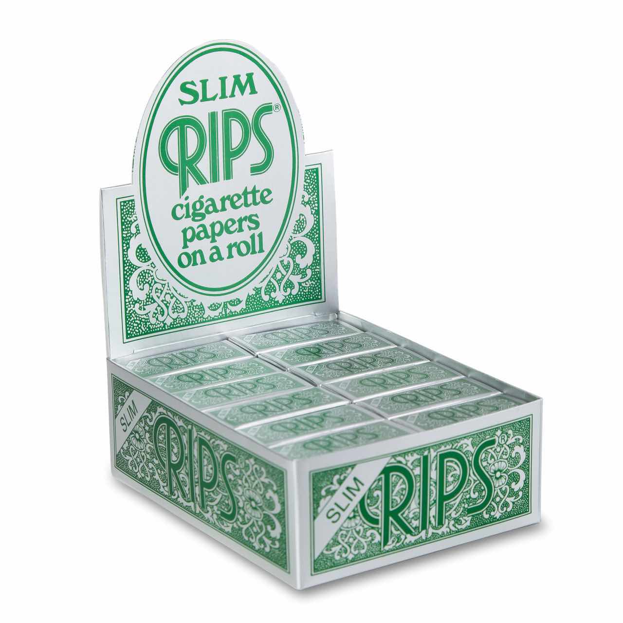 RIPS Grün Slim Roll Reispapier 44 mm, 5 m