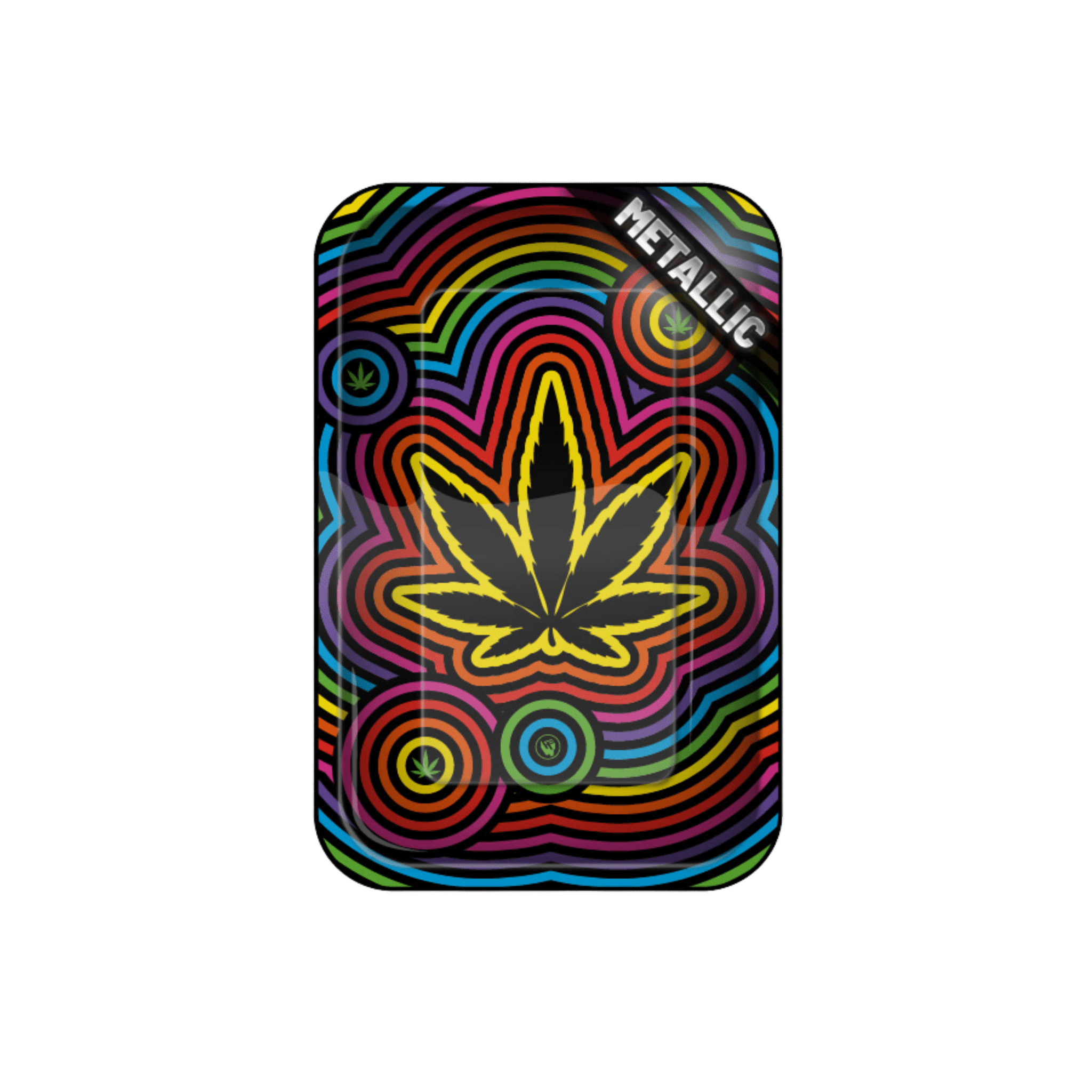 Rolling Tray - 27.5 x 17.5cm - Circle Leaf kaufen bei rauchwerk.ch