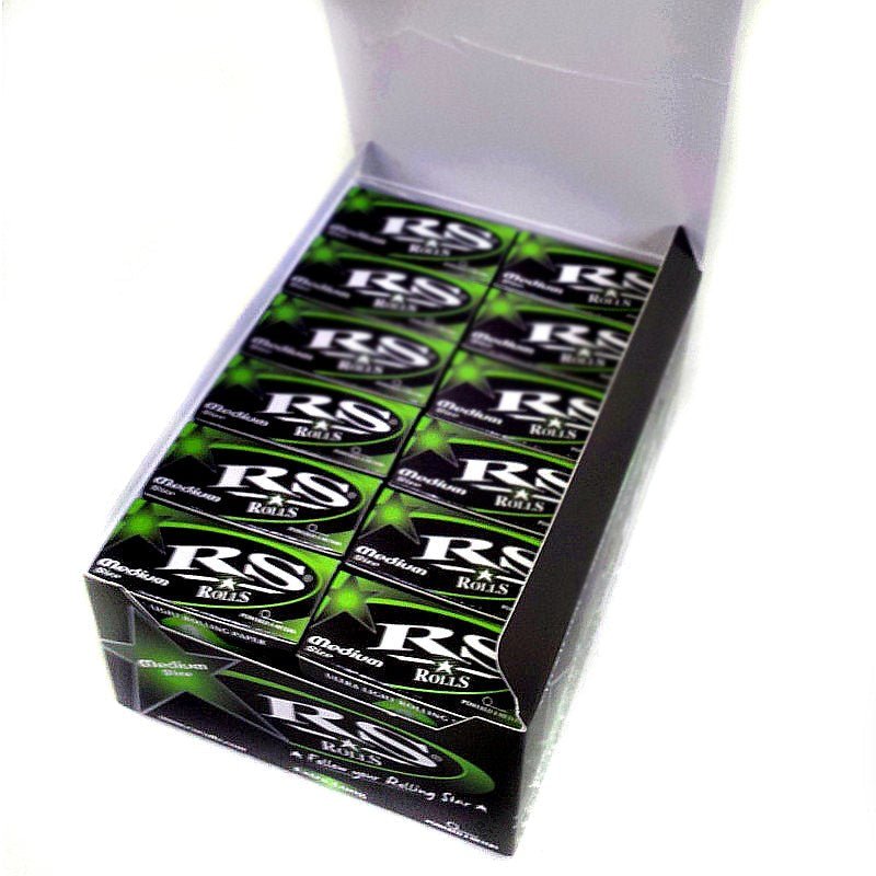 RS Rolls Green Slim Roll Box mit 24 Rollen