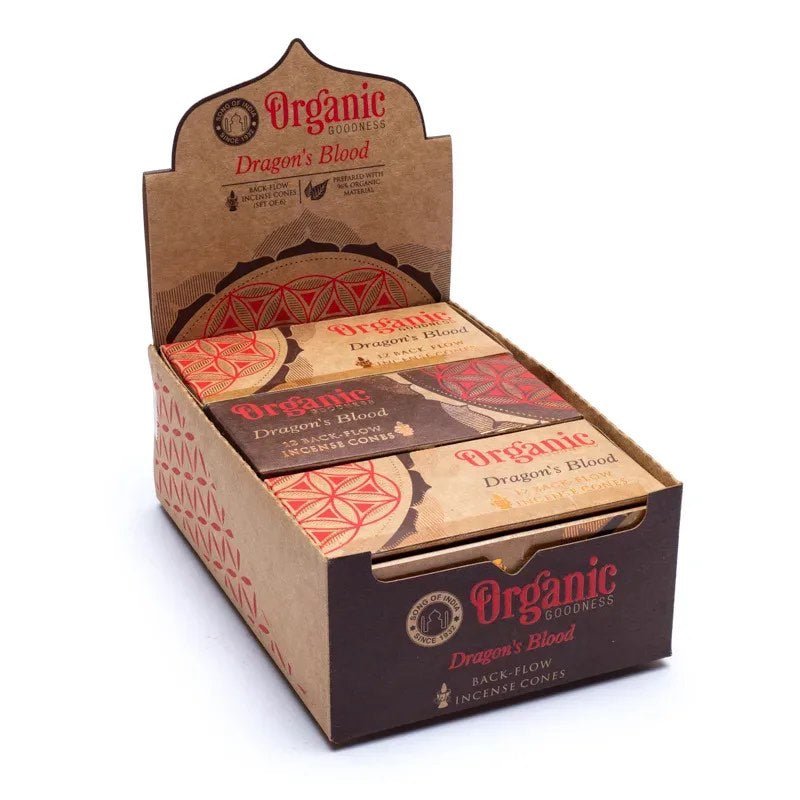 Rückfluss Räucherkegel - Organic Goodness - Drachenblut kaufen bei rauchwerk.ch