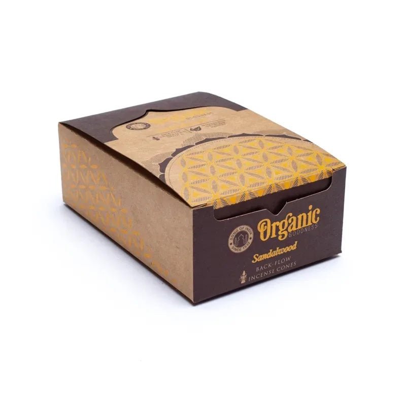 Rückfluss Räucherkegel - Organic Goodness - Sandelholz kaufen bei rauchwerk.ch