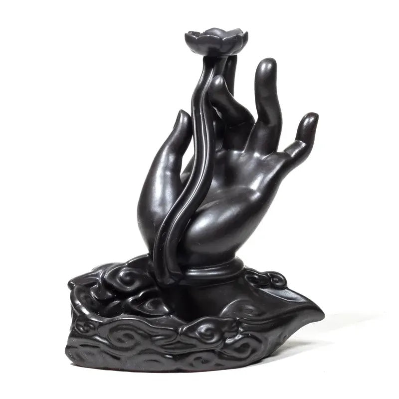Rückfluss Räucherschale - Lotus Hand kaufen bei rauchwerk.ch