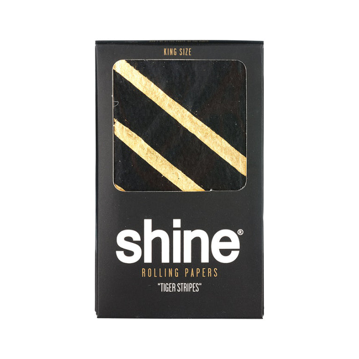 Shine 24K Tiger Stripes King Size Zigarettenpapier, 1 Stück