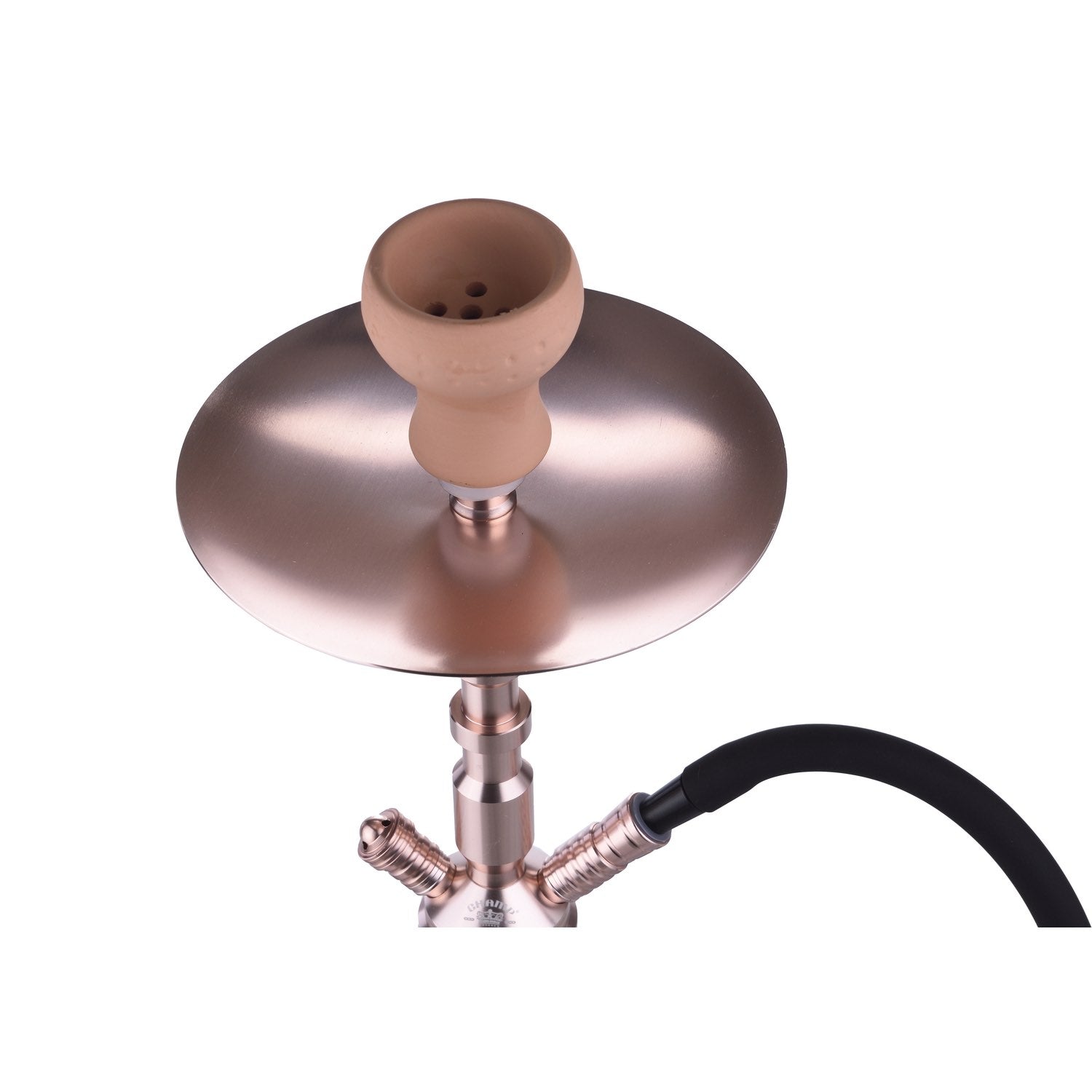 Shisha Aghbala - 530mm - Kristall / Rosengold kaufen bei rauchwerk.ch