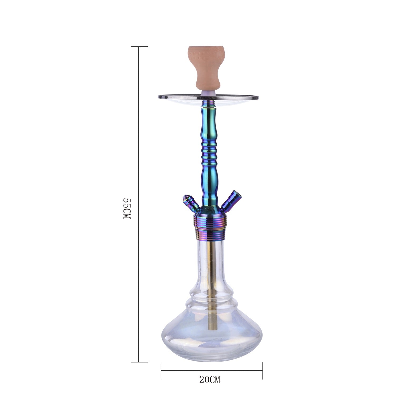Shisha Bhalil - 550mm - Rainbow Effekt kaufen bei rauchwerk.ch