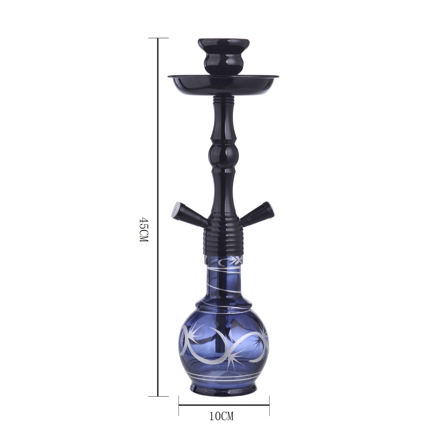 Shisha Inzegan Black - 450mm - schwarz kaufen bei rauchwerk.ch