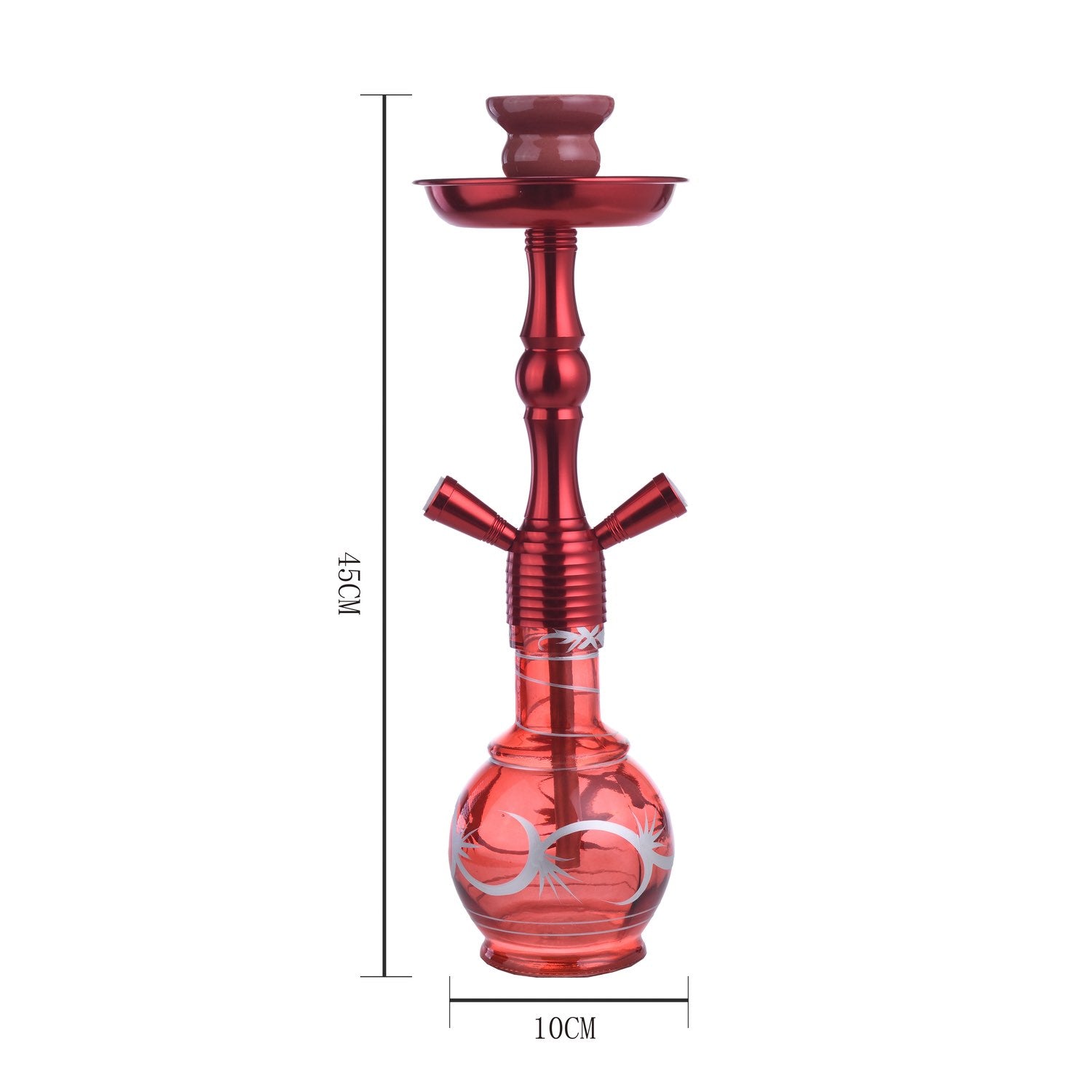 Shisha Inzegan Red - 450mm - rot kaufen bei rauchwerk.ch