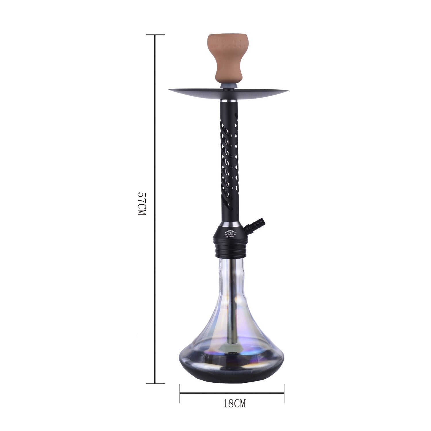Shisha Jorf - 570mm - Perlmutt / Black kaufen bei rauchwerk.ch