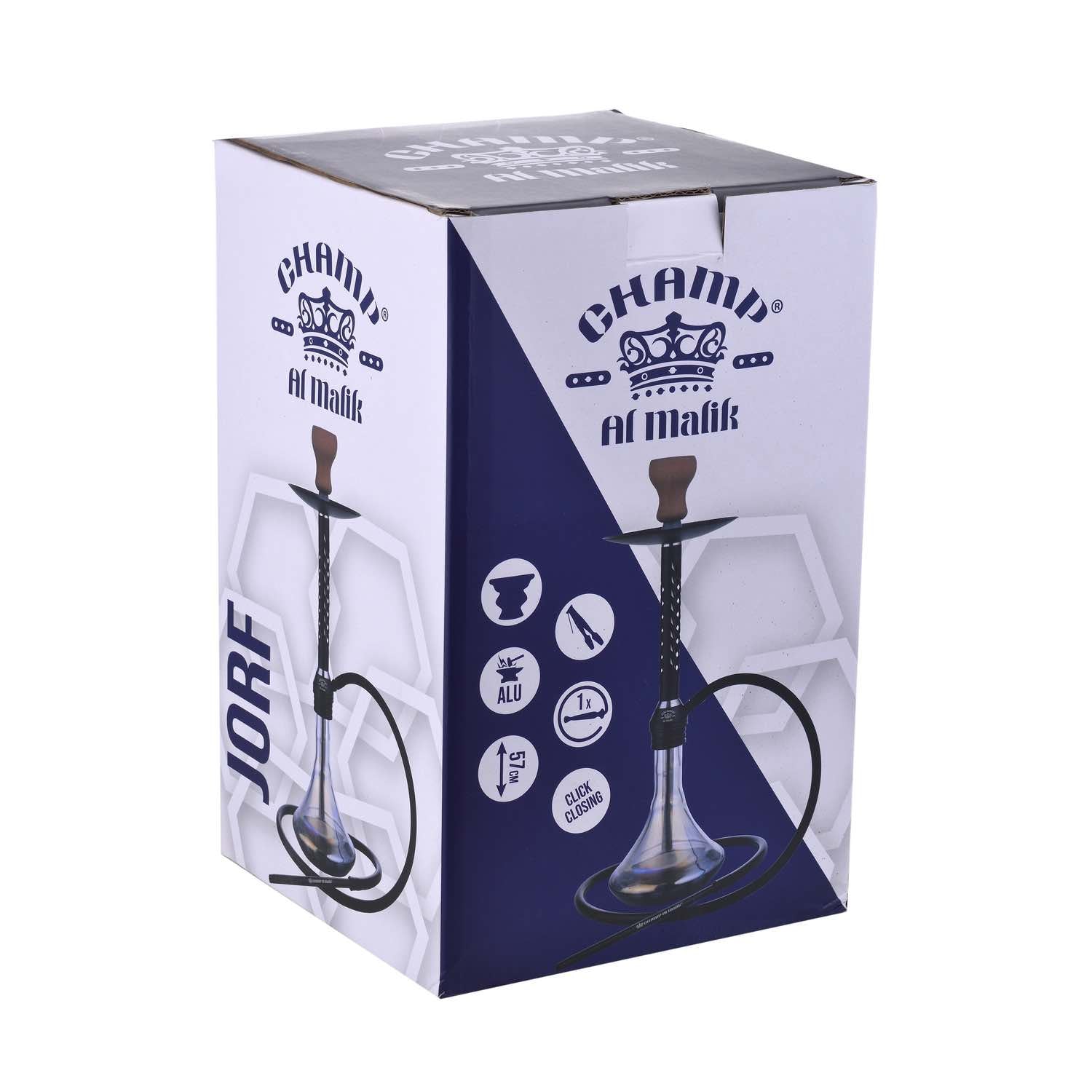 Shisha Jorf - 570mm - Perlmutt / Black kaufen bei rauchwerk.ch