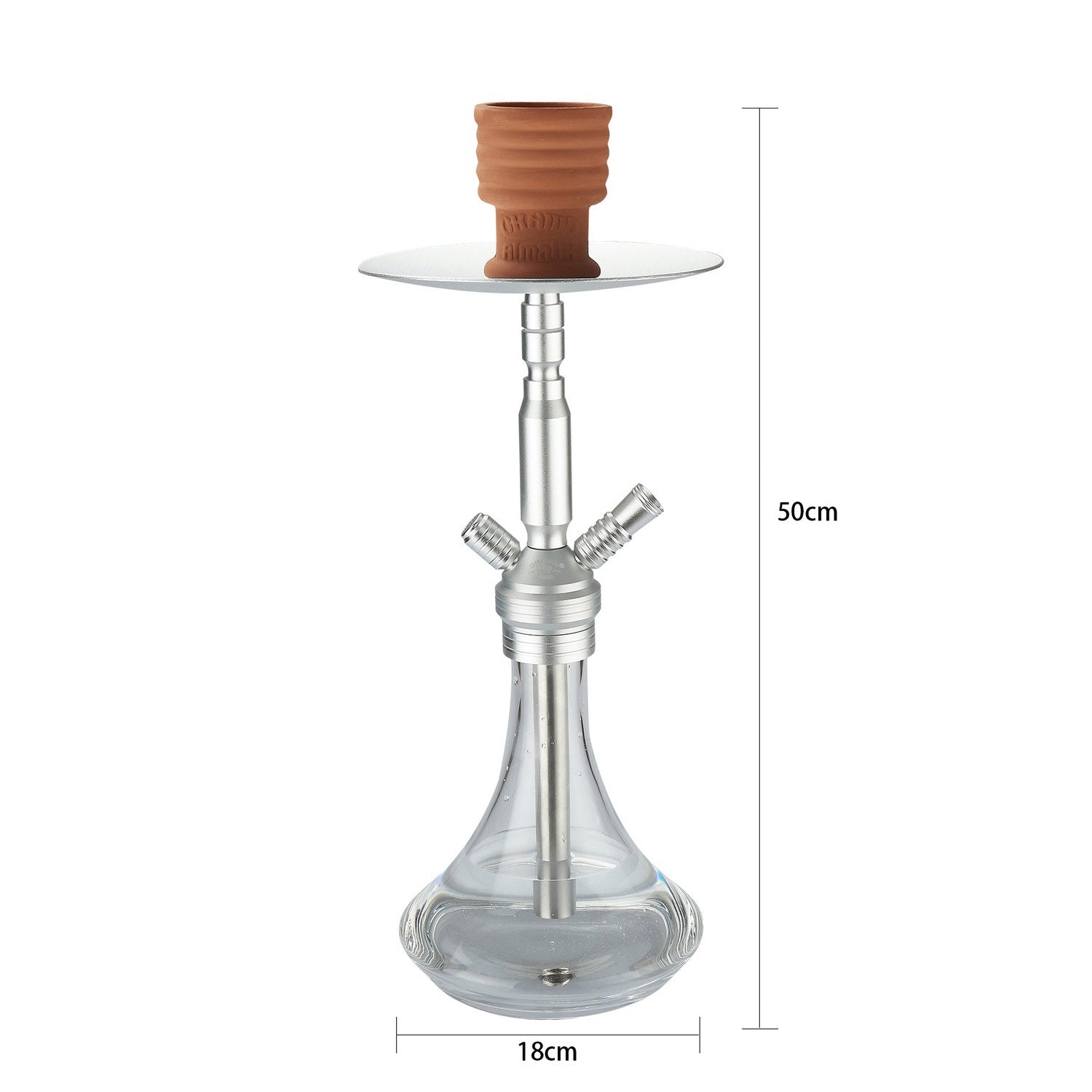 Shisha Marrakech - 420mm - Silber kaufen bei rauchwerk.ch
