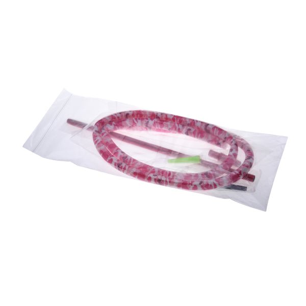 Shisha Silikonschlauch mit XL Alumundstück - 1.5 Meter - pink camouflage kaufen bei rauchwerk.ch